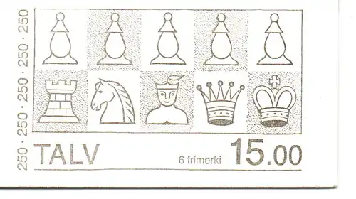 Dänemark Färöer 1983 Nr MH1 Postfrisch / ** DFMH1