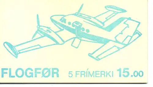 Dänemark Färöer 1985 Nr MH3 Postfrisch / ** DFMH3