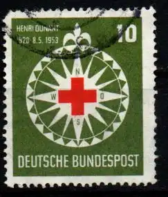 Bundesrep. Deutschland 1953 Nr 164 Eckstempel/Wellenstempel B164o1