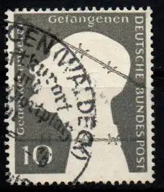 Bundesrep. Deutschland 1953 Nr 165 Eckstempel/Wellenstempel B165o1