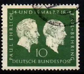 Bundesrep. Deutschland 1954 Nr 197 Eckstempel/Wellenstempel B197o1