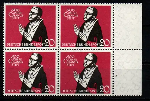 Bundesrep. Deutschland 1958 Nr 301 Postfrisch / ** B301++4w