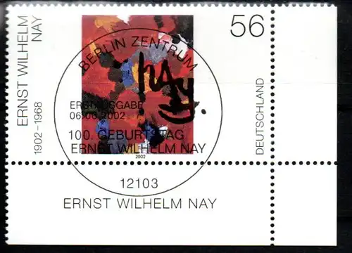 Bundesrep. Deutschland 2002 Nr 2267 Ersttagssonderstempel B2267o