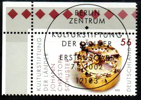 Bundesrep. Deutschland 2002 Nr 2243 Ersttagssonderstempel B2243o