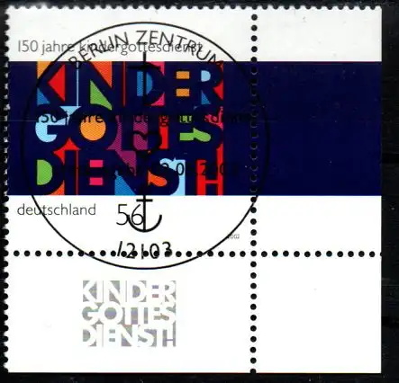 Bundesrep. Deutschland 2002 Nr 2256 Ersttagssonderstempel B22565o