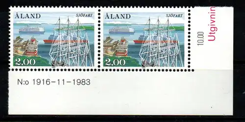 Finnland Alandinseln 1984 Nr 7 Postfrisch / ** AX7wparup 1