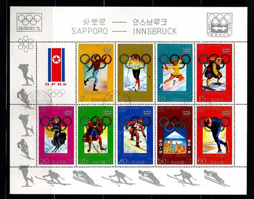 Korea-Nord 1978 Nr 1683/91 Gefälligkeitsstempel KP78-B83