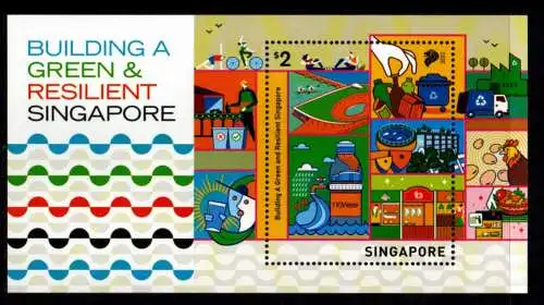 Singapur 2022 Nr Bl. 287 Postfrisch / **