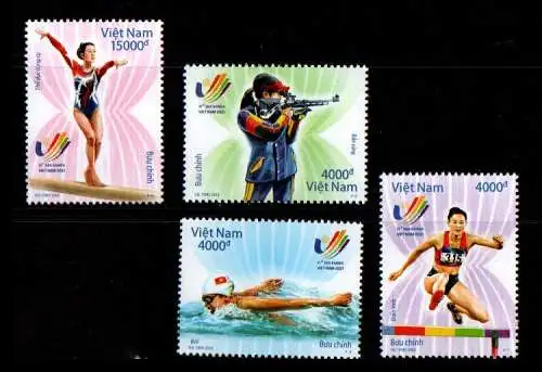 Vietnam 2022 Nr 3916/19 Postfrisch / **