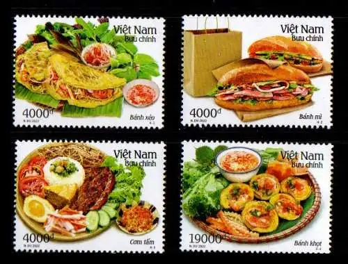 Vietnam 2022 Nr 3941/44 Postfrisch / **