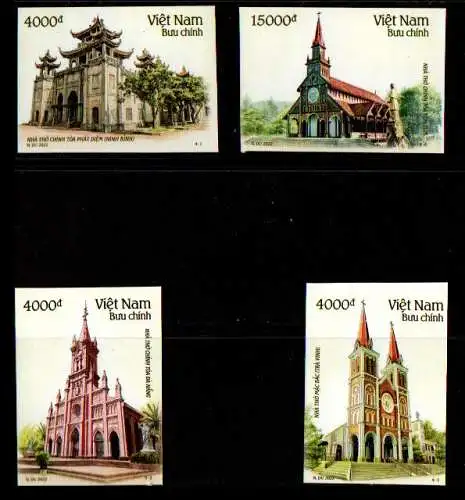 Vietnam 2022 Nr 3951/54U Postfrisch / **