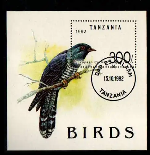Tansania 1992 Nr Bl. 190 Gefälligkeitsstempel