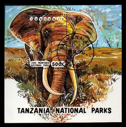 Tansania 1993 Nr Bl. 228 Gefälligkeitsstempel