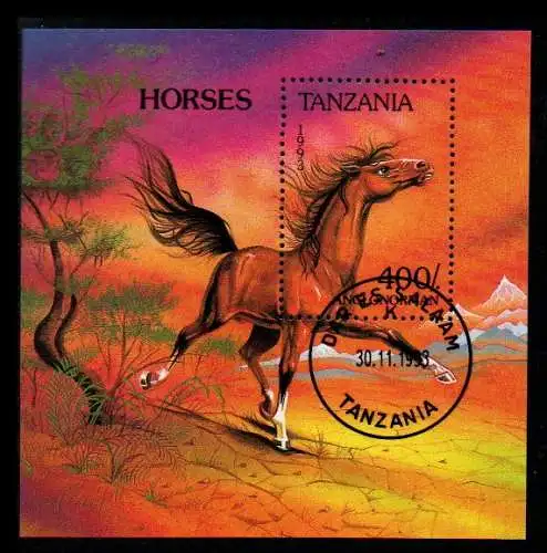 Tansania 1993 Nr Bl. 235 Gefälligkeitsstempel
