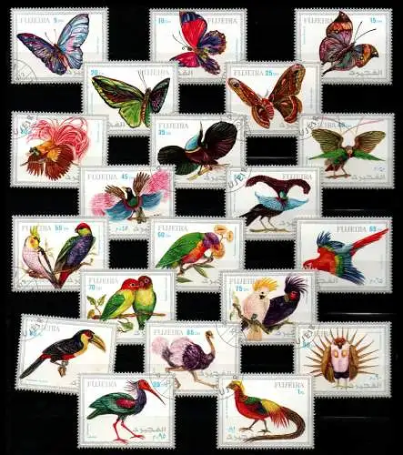 Fujeira 1972 Nr 1160/1180 Gefälligkeitsstempel