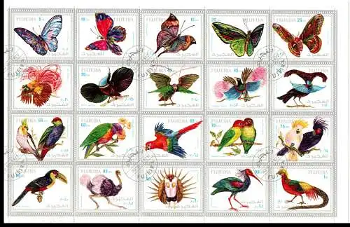 Fujeira 1972 Nr 1160/1180 Gefälligkeitsstempel