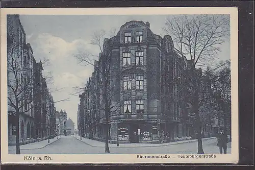 AK Köln a.Rh. Eburonenstraße - Teutoburgerstraße 1930