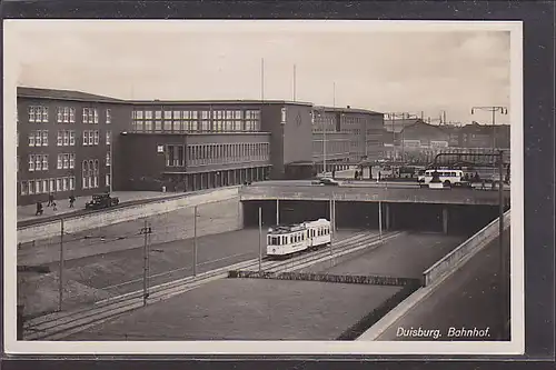 AK Duisburg Bahnhof 1938