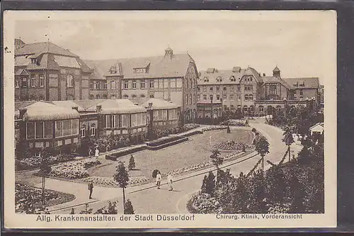 AK Allg. Krankenanstalten der Stadt Düsseldorf Chirurg. Klinik 1920