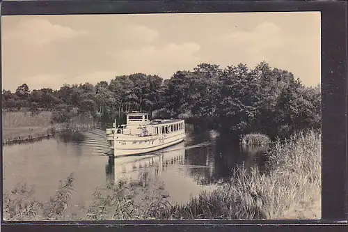 AK Kanalpartie zum Wolziger See 1964
