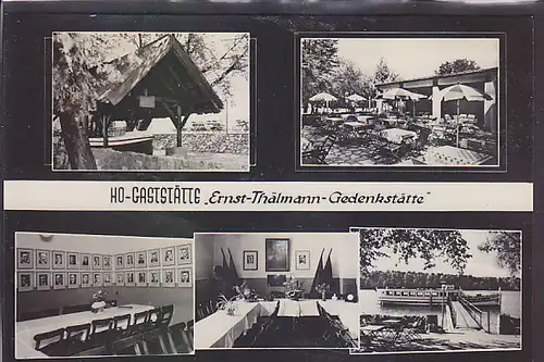 AK Niederlehme Zigenhals HO Gaststätte Ernst Thälmann Gedenkstätte 1966