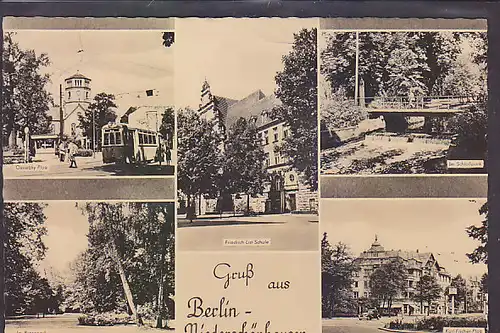 AK gruß aus Berlin Niederschönhausen 5.Ansichten 1963