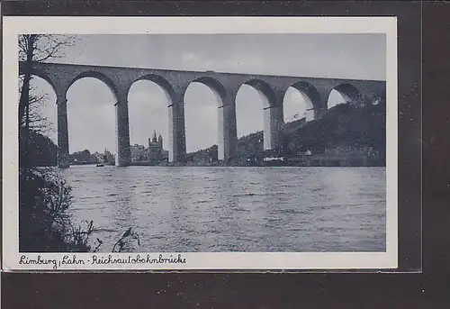 AK Limburg / Lahn Reichsautobahnbrücke 1940