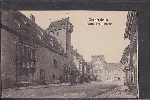 AK Gandersheim Partie am Rathaus 1930