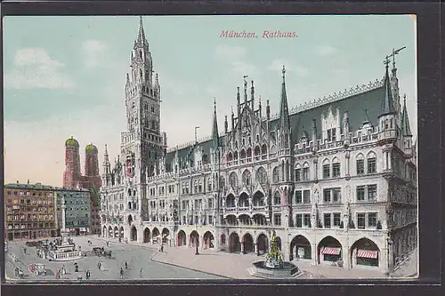 AK München Rathaus 1909