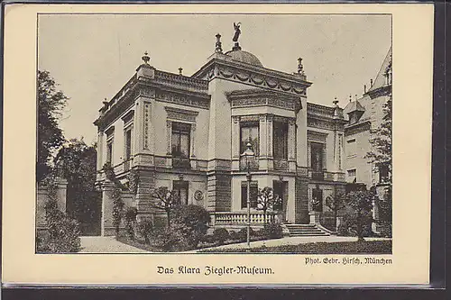 AK Das Klara Ziegler Museum 1940