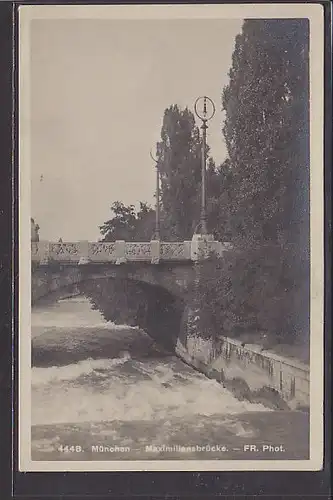 AK München Maximiliansbrücke 1940