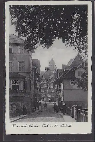 AK Hannoversch Münden Blick in die Altstadt 1936