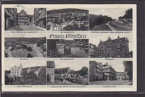 AK Hann. Münden 9.Ansichten 1954