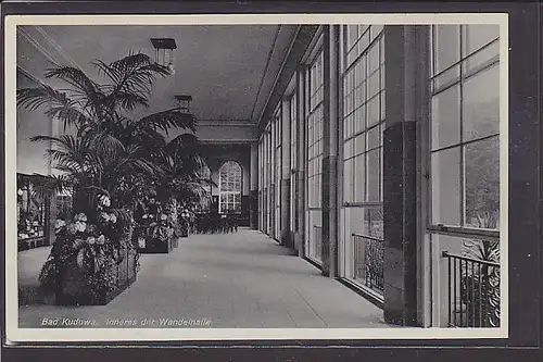 AK Bad Kudowa Inneres der Wandelhalle 1939