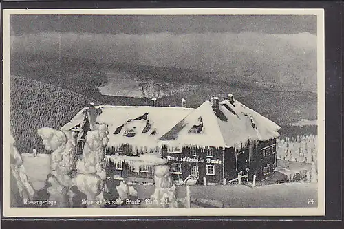 AK Riesengebirge Neue schlesische Baude 1940