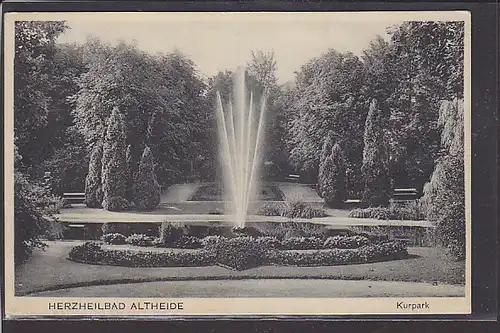 AK Herzheilbad Altheide Kurpark 1934