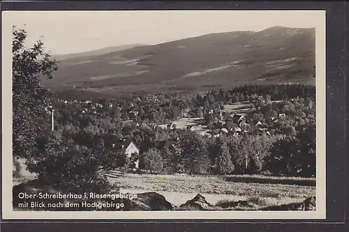 AK Ober Schreiberhau mit Blick n.d. Hochgebirge 1940