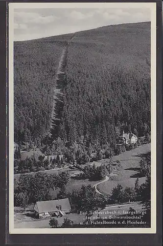 AK Bad Schwarzbach Im oberen Schwarzbachtal 1940