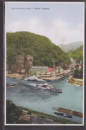 AK Herrnskretschen - Böhm.Schweiz 1930