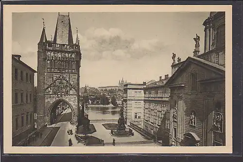 AK Prag Altstädter Brückenturm 1940