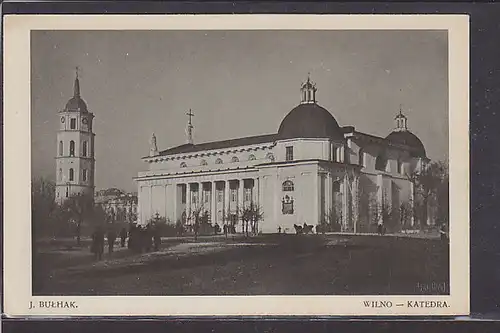 AK Wilna Die Kathedrale 1940