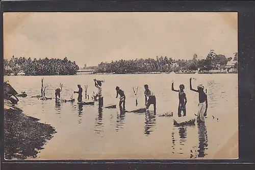 AK Colombo Dhoby in Colombo Lake 1930