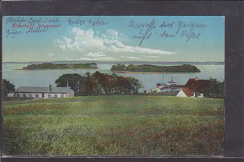 AK Süderhoff, Ochseninseln 1913