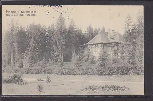 AK Gruss aus den Karpaten 1915