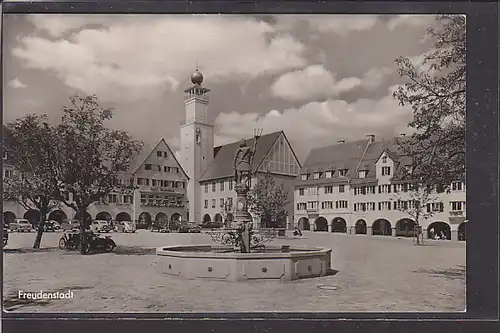 Freudenstadt Marktplatz - Rathauspartie 1960