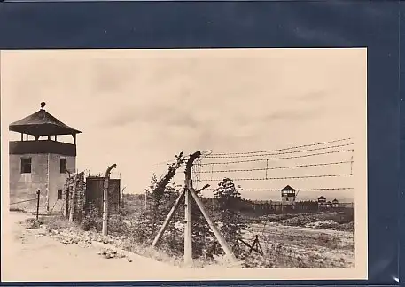 AK KZ Buchenwald bei Weimar Wachtürme 1955