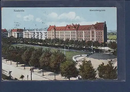 AK Neukölln Hertzbergplatz 1916