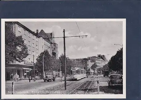 AK Berlin Weißensee Klement Gottwald Allee 1965