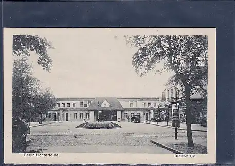 AK Berlin Lichterfelde Bahnhof Ost 1920