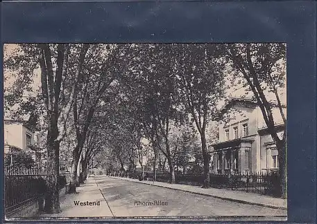 AK Westend Ahorn-Allee 1921